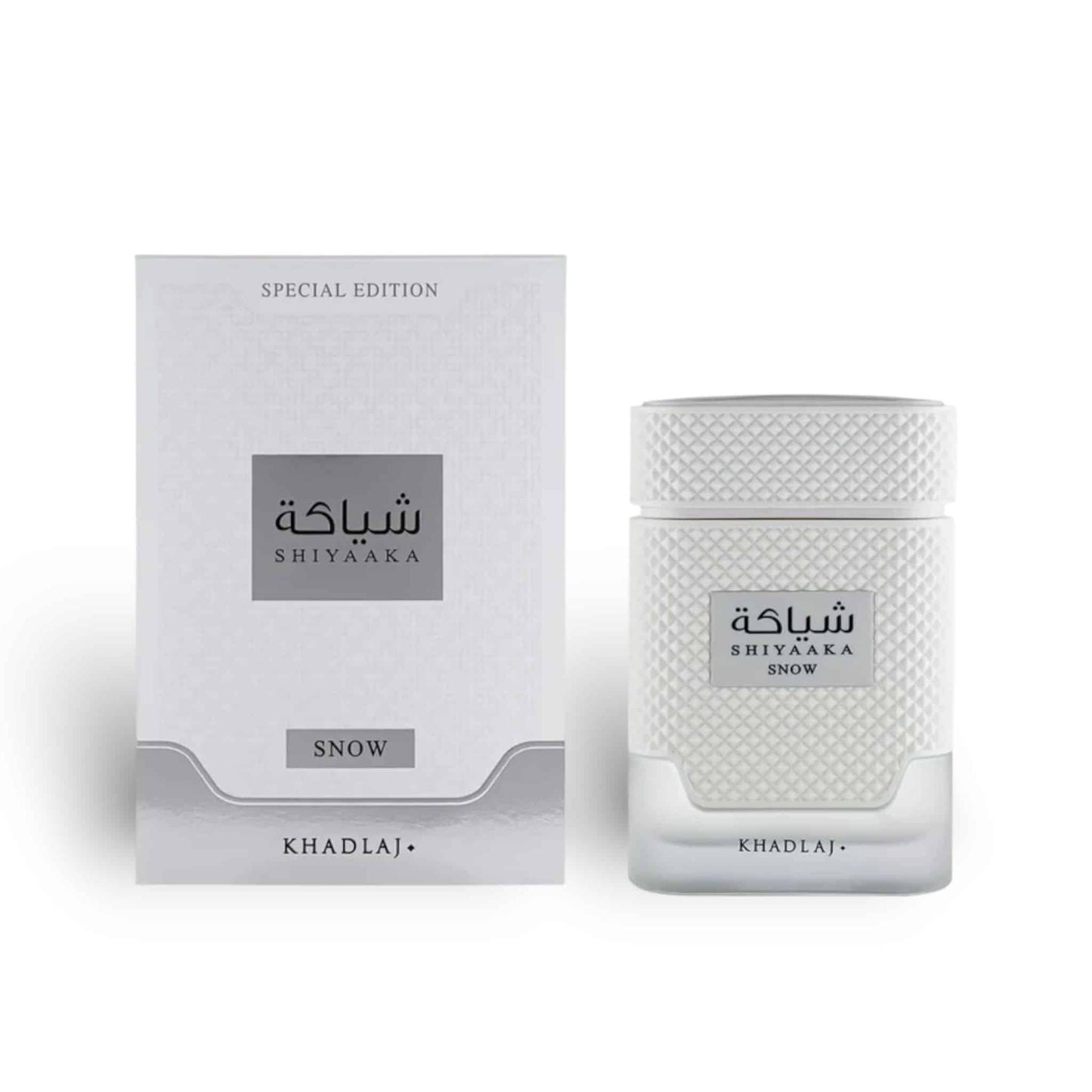 Shiyaaka Snow Special Edition 100ml Eau de Parfum by Khadlaj fragrance bottle