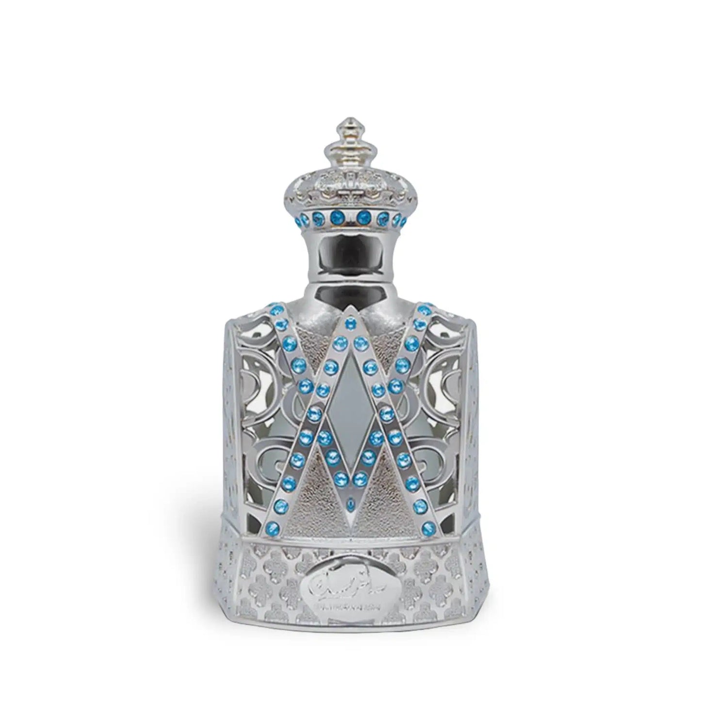 Silver Musk Concentrated 25ml Perfume Oil by Afnan attar packaging front view