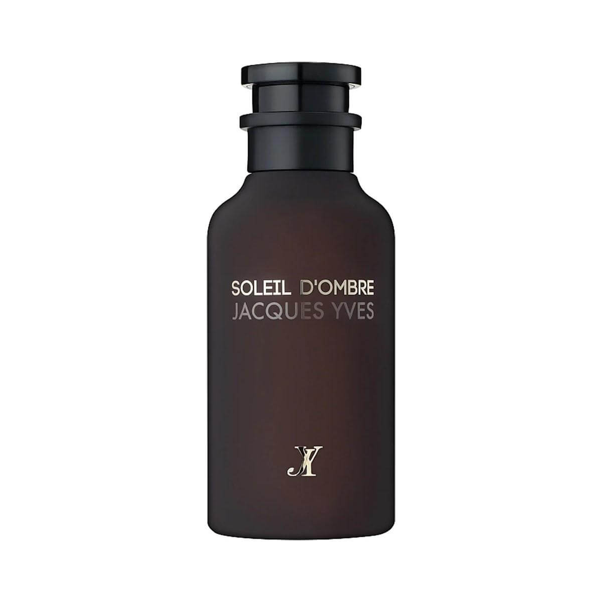 Soleil D'Ombre Jacques Yves 100ml Eau de Parfum by Fragrance World fragrance packaging front view
