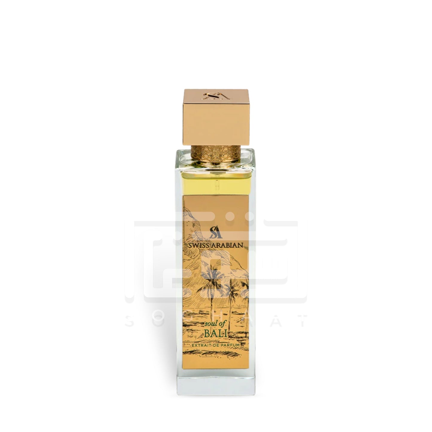 Soul of Bali 100ml Extrait de Parfum by Swiss Arabian fragrance packaging front view