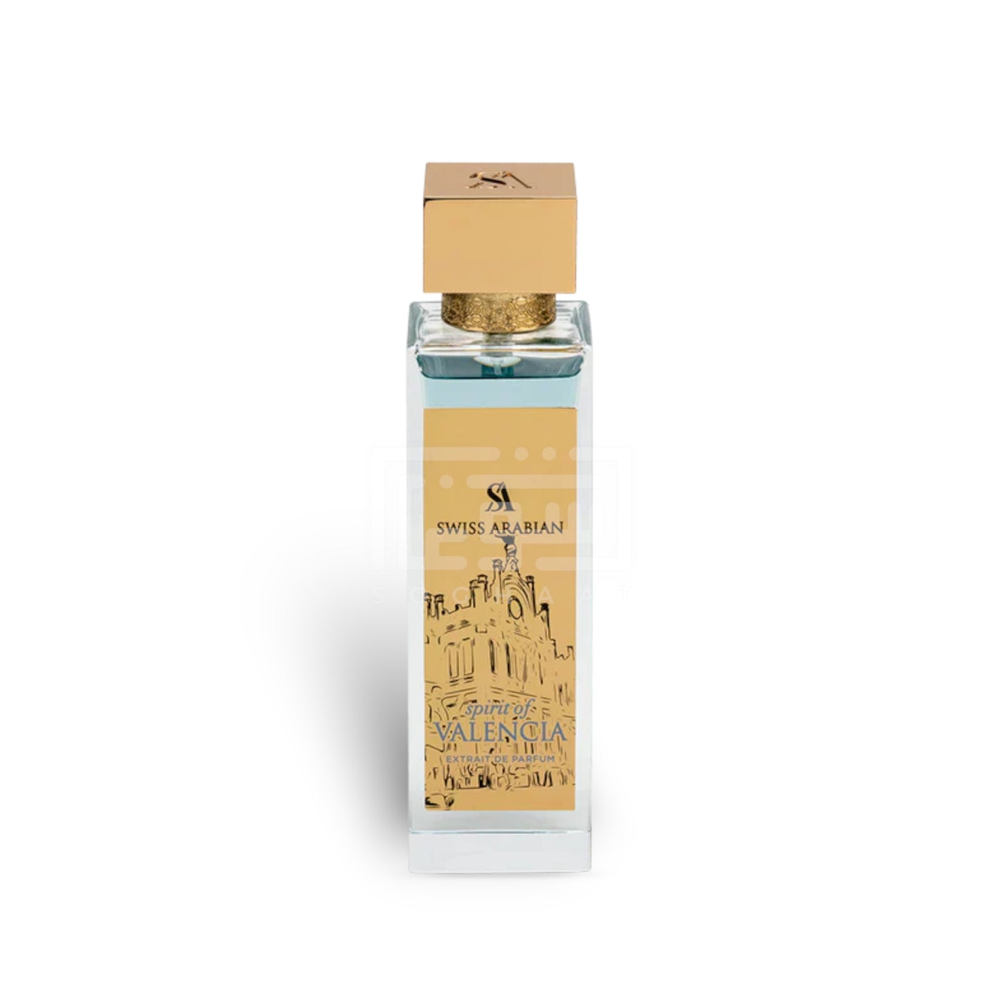 Spirit Of Valencia 100ml Extrait de Parfum by Swiss Arabian fragrance packaging front view