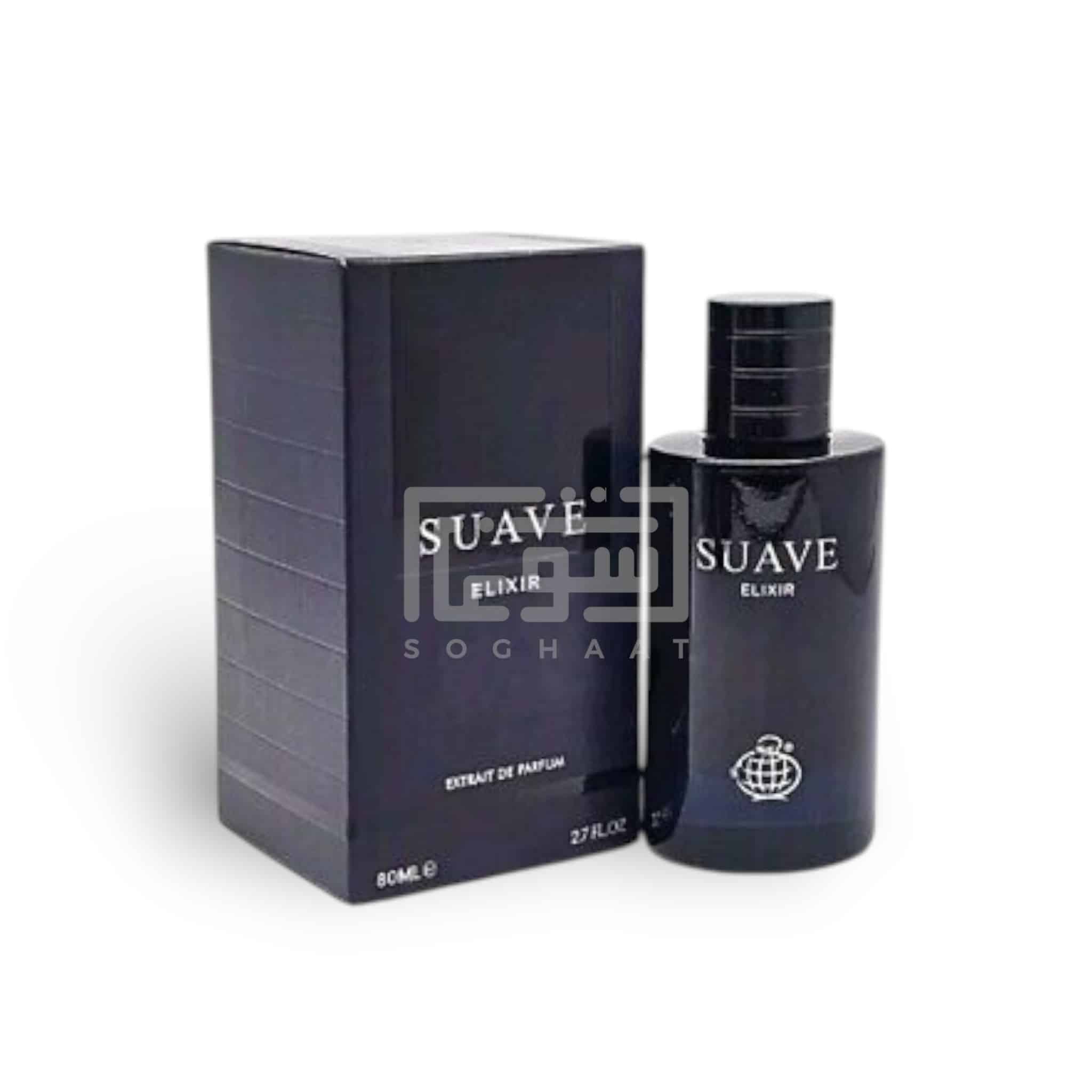 Suave Elixir 80ml Extrait de Parfum by Fragrance World bottle and box