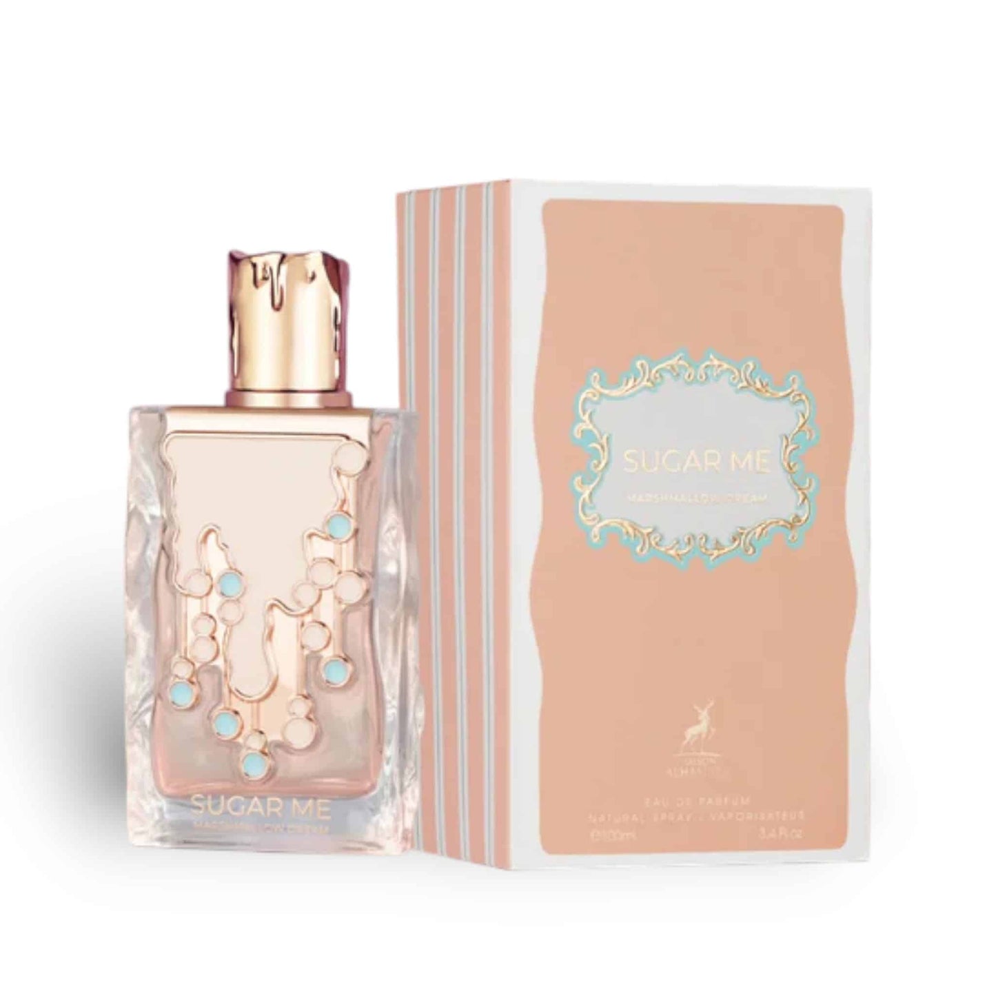 Sugar Me Marshmallow Dream 100ml Eau de Parfum by Maison Alhambra bottle and box