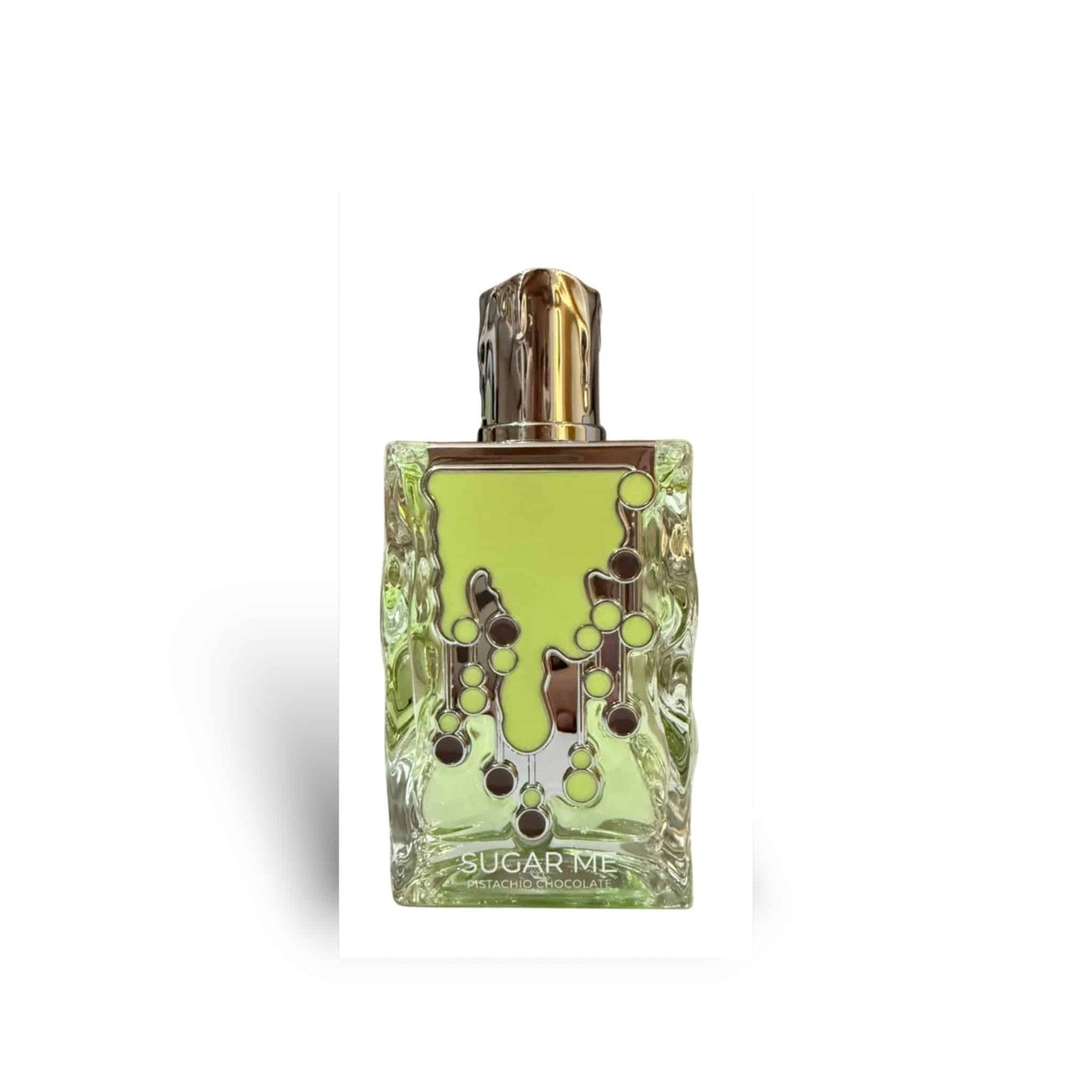 Sugar Me Pistachio Chocolate 100ml Eau de Parfum by Maison Alhambra fragrance packaging front view