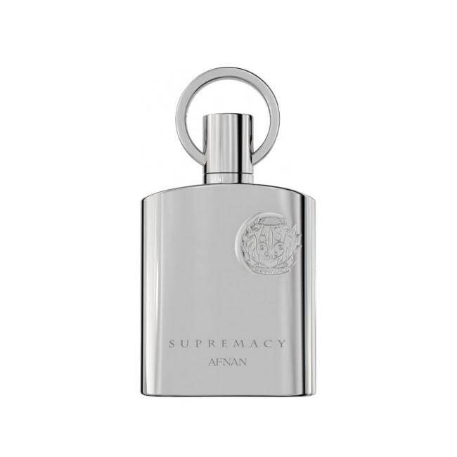 Supremacy Silver Pour Homme 100ml Eau de Parfum by Afnan fragrance packaging front view