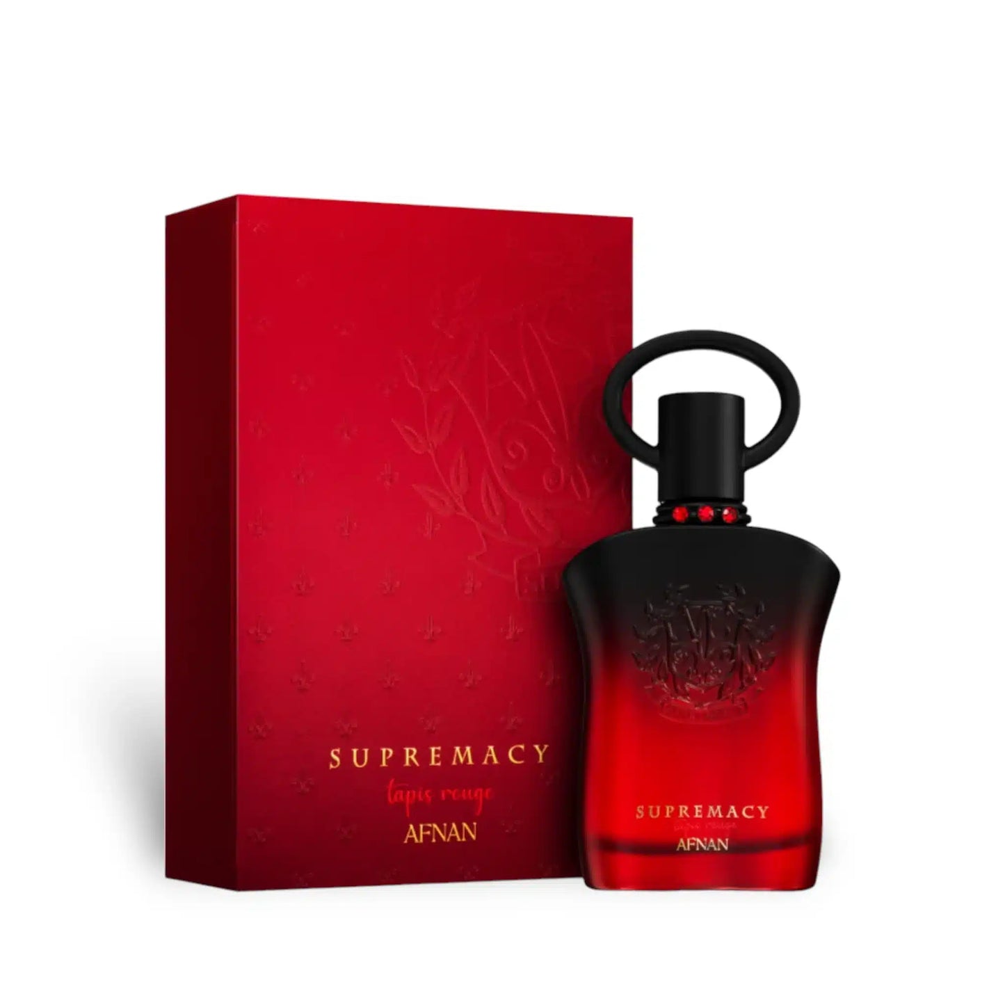 Supremacy Tapis Rouge 90ml Extrait de Parfum by Afnan bottle and box