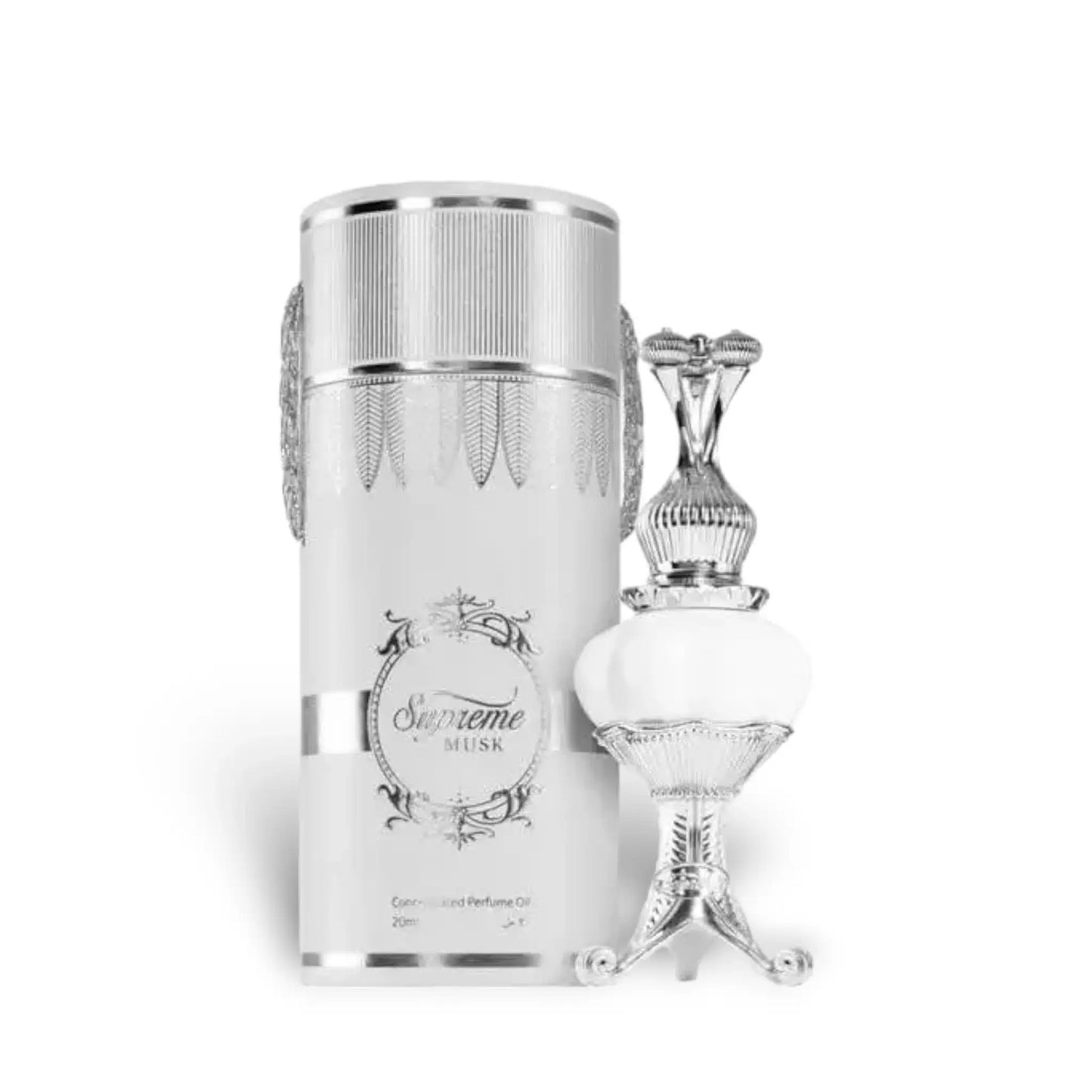 Supreme Musk Concentrated 20ml by Bait Al Bakhoor attar packaging front view