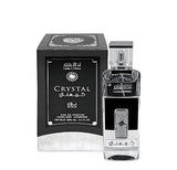 Crystal Black 100ml Eau de Parfum by Ard Al Zaafaran bottle and box