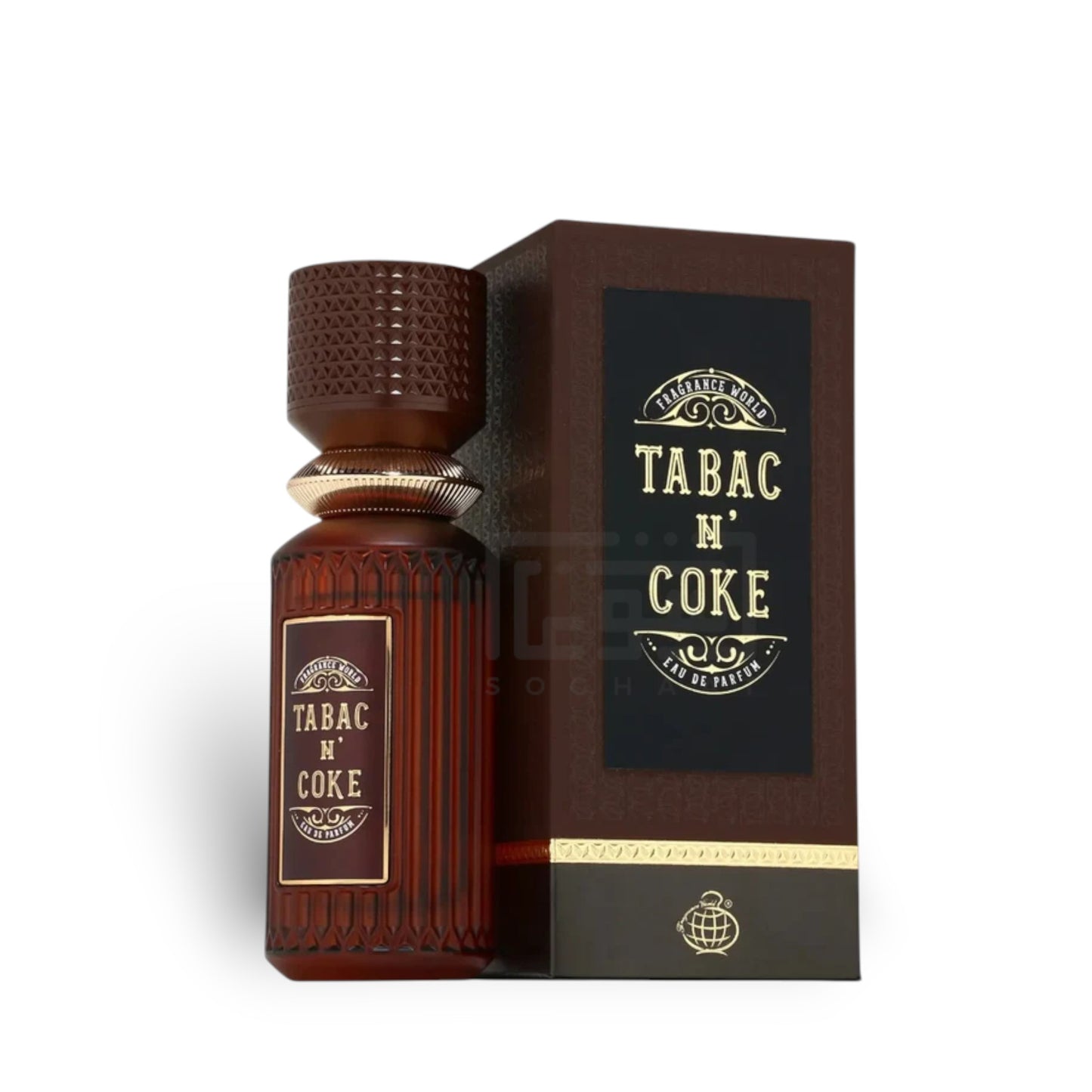 Tabac N’ Coke 100ml Eau de Parfum by Fragrance World bottle and box