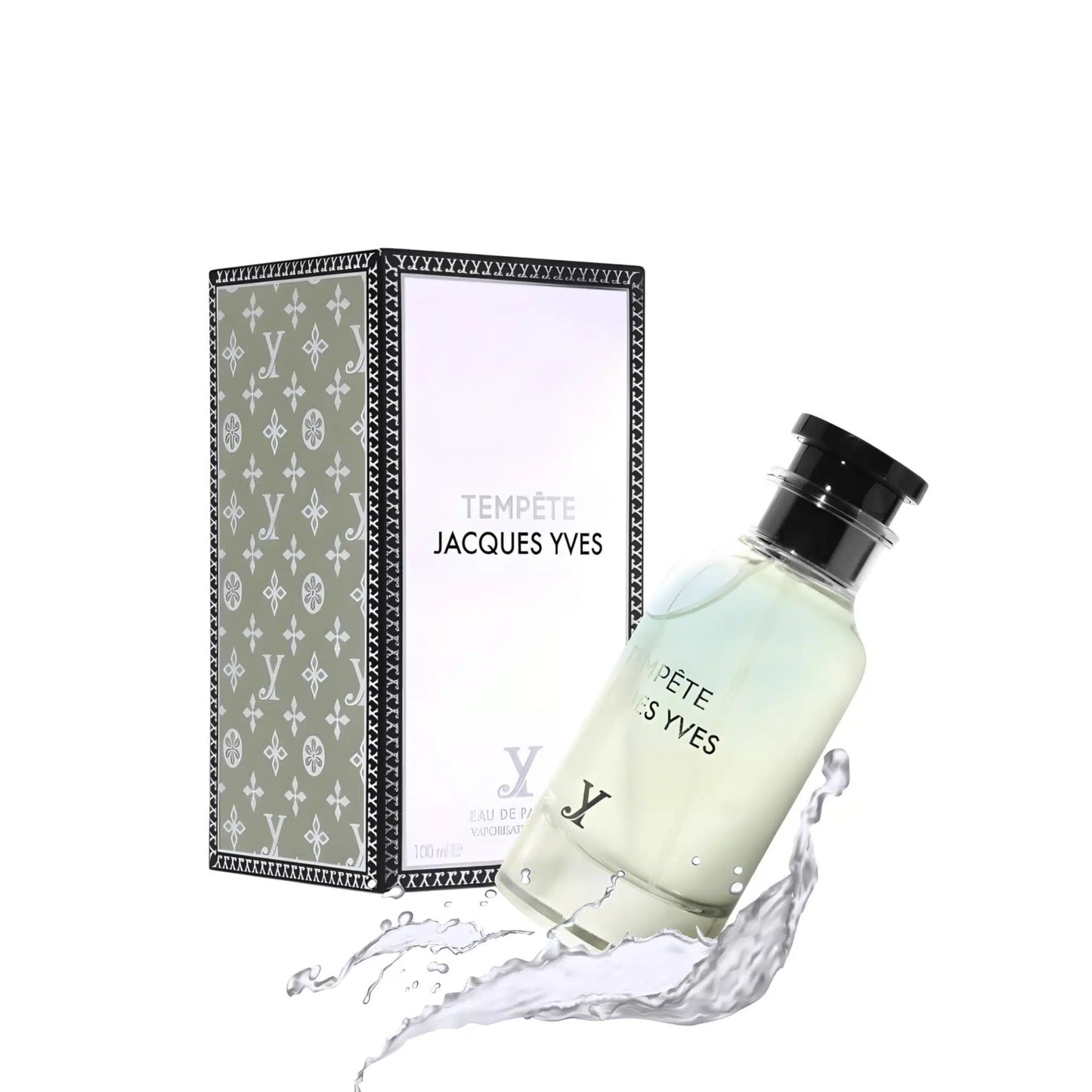 Tempete Jacques Yves 100ml Eau de Parfum by Fragrance World bottle and box