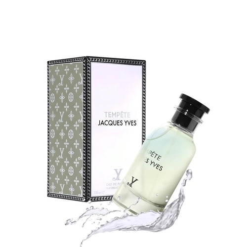 Tempete Jacques Yves 100ml Eau de Parfum by Fragrance World bottle and box