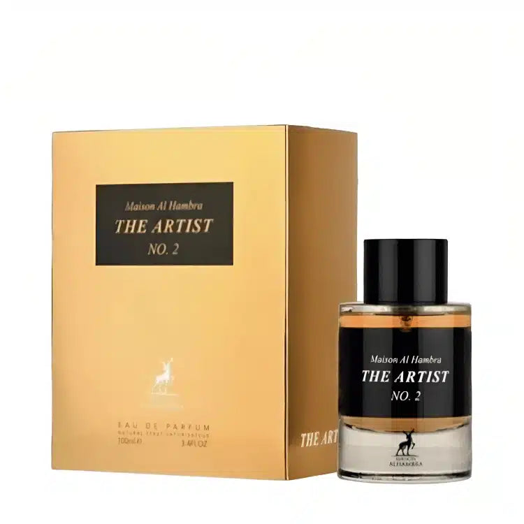 The Artist No. 2 100ml Eau de Parfum by Maison Alhambra bottle and box