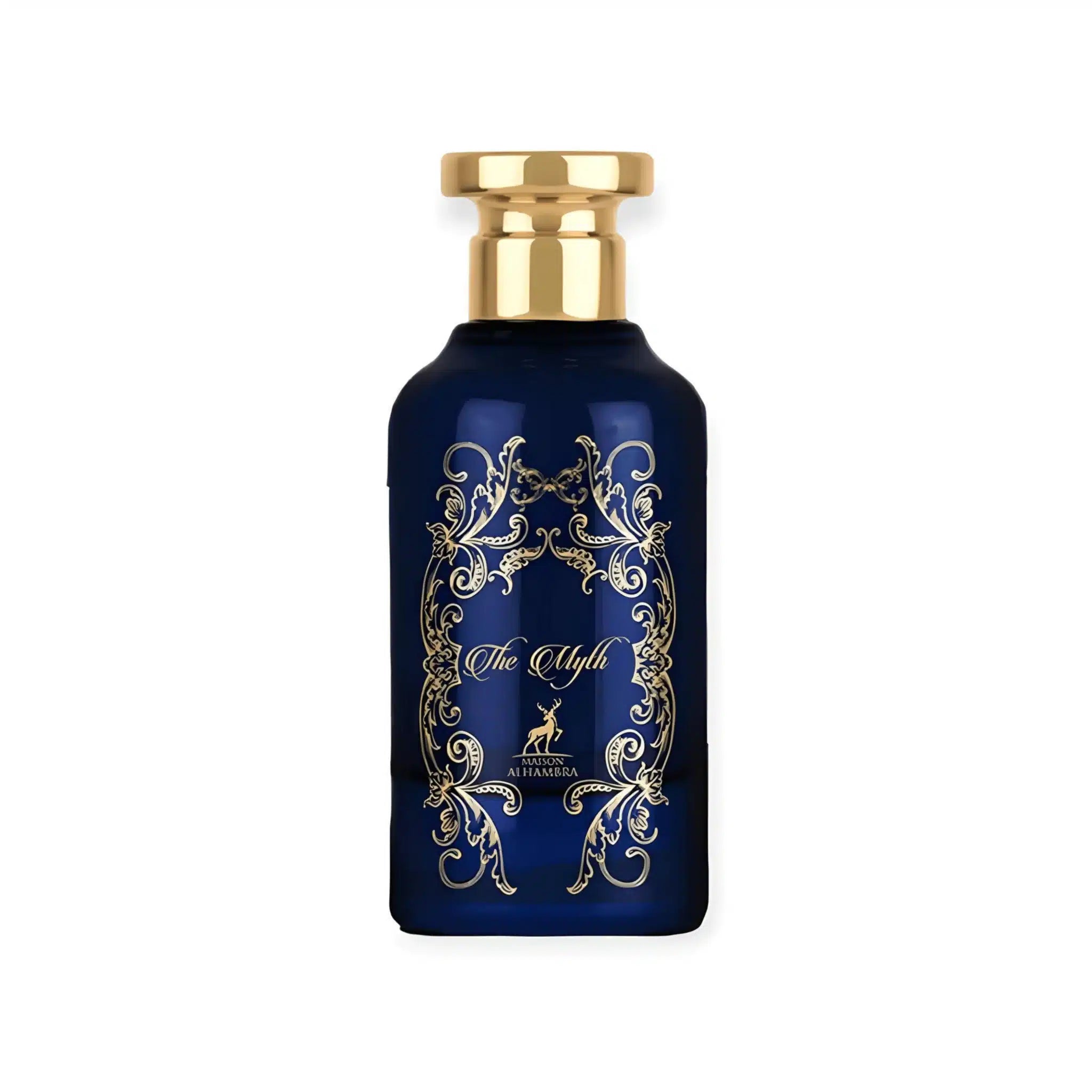 The Myth 100ml Eau de Parfum by Maison Alhambra fragrance packaging front view