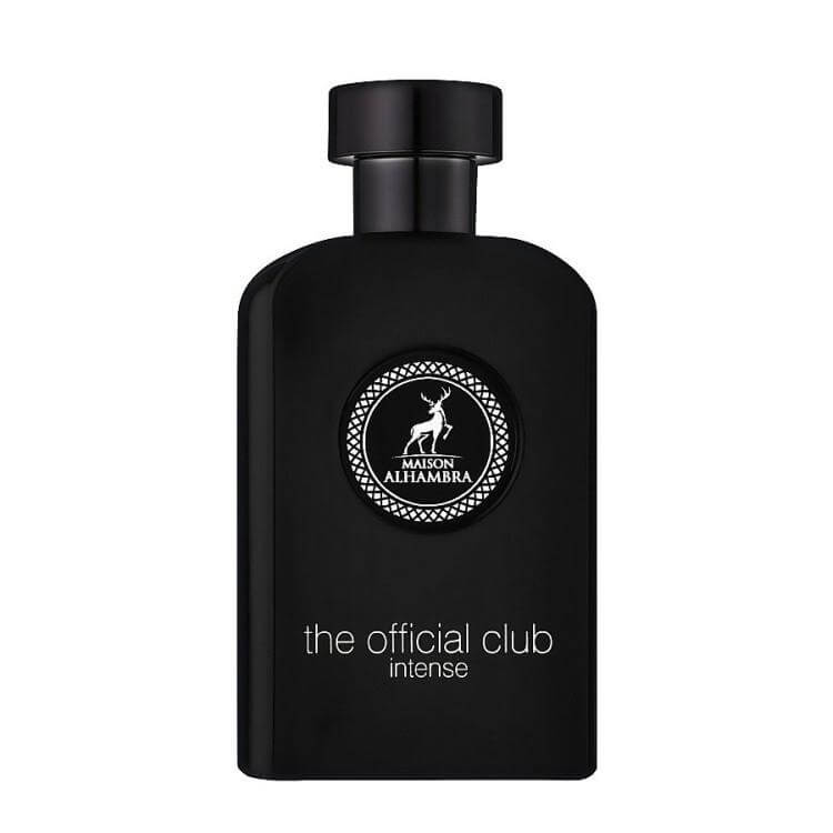 The Official Club Intense 100ml Eau de Parfum by Maison Alhambra fragrance packaging front view
