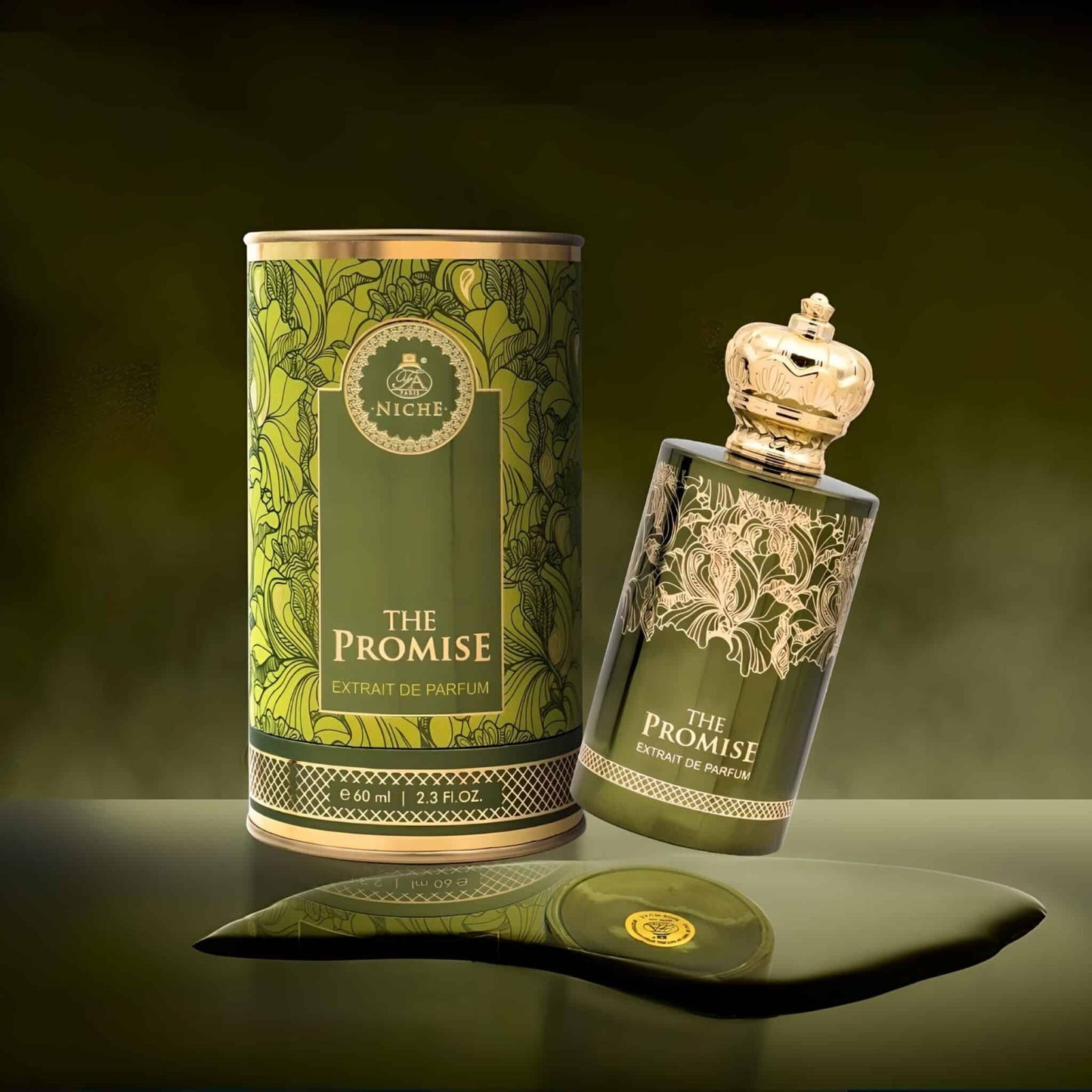 The Promise 60ml Extrait de Parfum by French Avenue perfume bottle close up