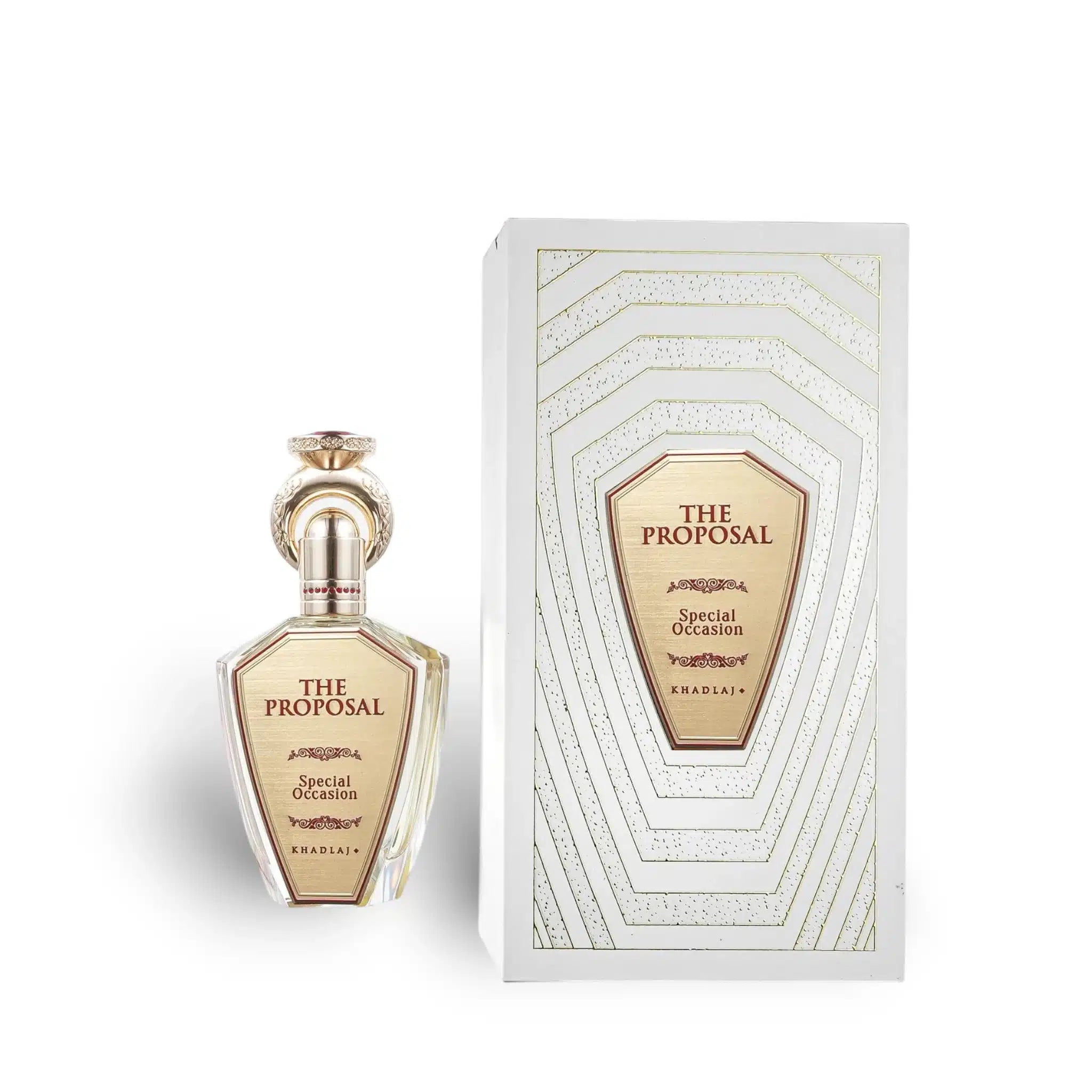 The Proposal Special Occasion 100ml Eau de Parfum by Khadlaj bottle and box