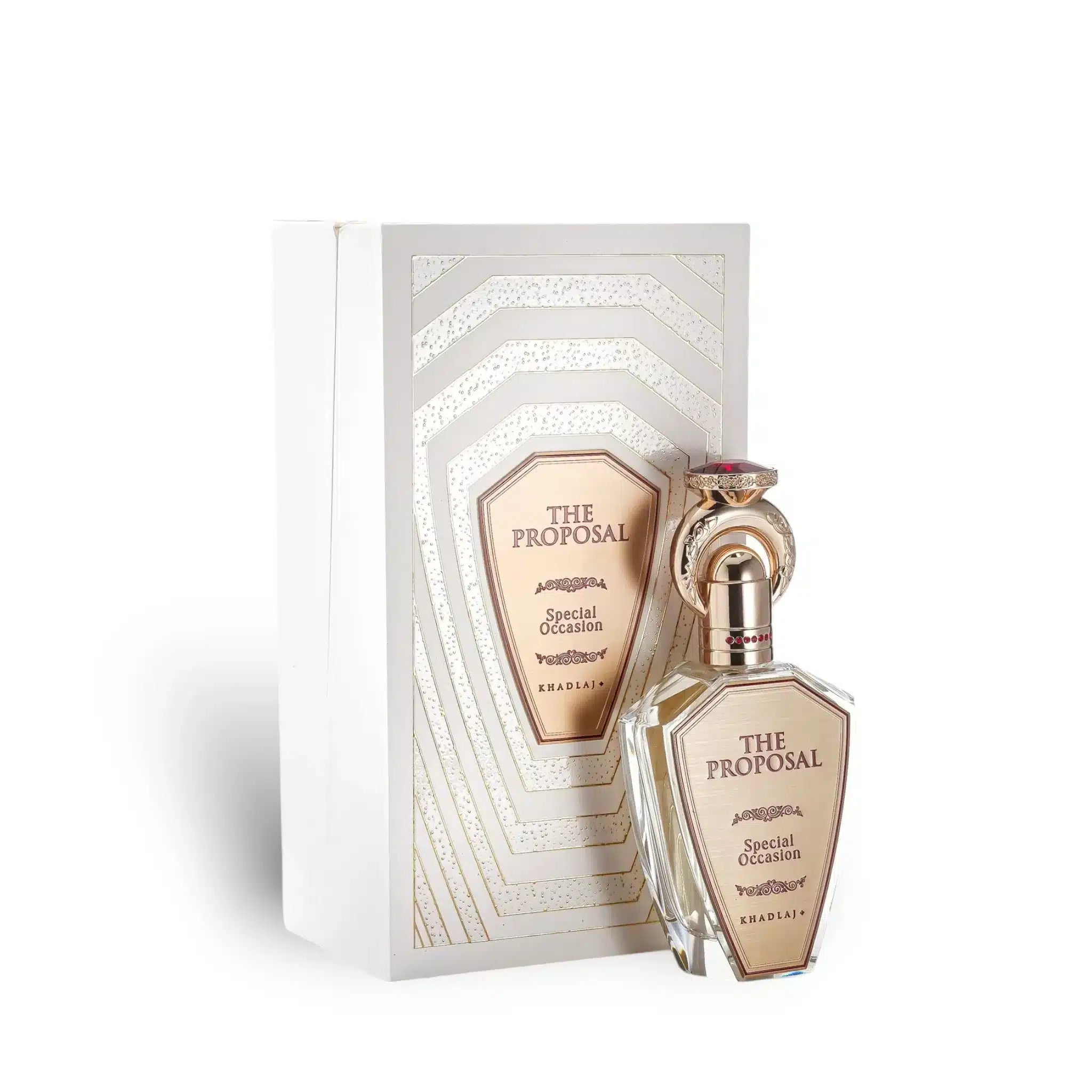 The Proposal Special Occasion 100ml Eau de Parfum by Khadlaj perfume bottle close up