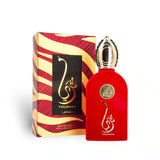 Thuraya 100ml Eau de Parfum by Lattafa bottle and box
