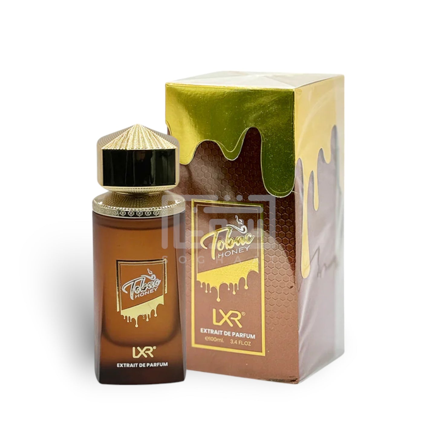 Tobac Honey 100ml Extrait de Parfum by LXR bottle and box