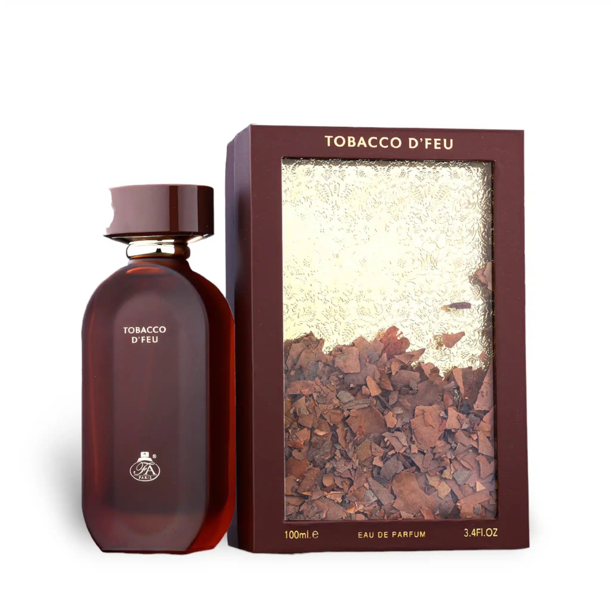 Tobacco D'feu 100ml Eau de Parfum by French Avenue bottle and box