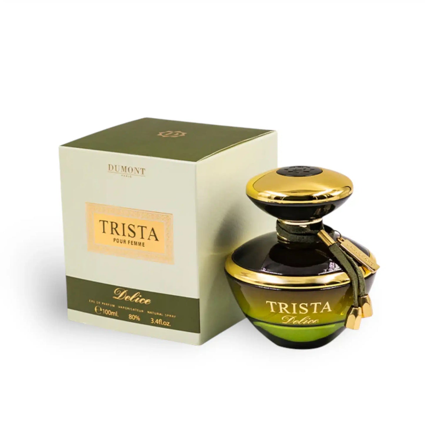 Trista Delice 100ml Eau de Parfum by Dumont Paris bottle and box