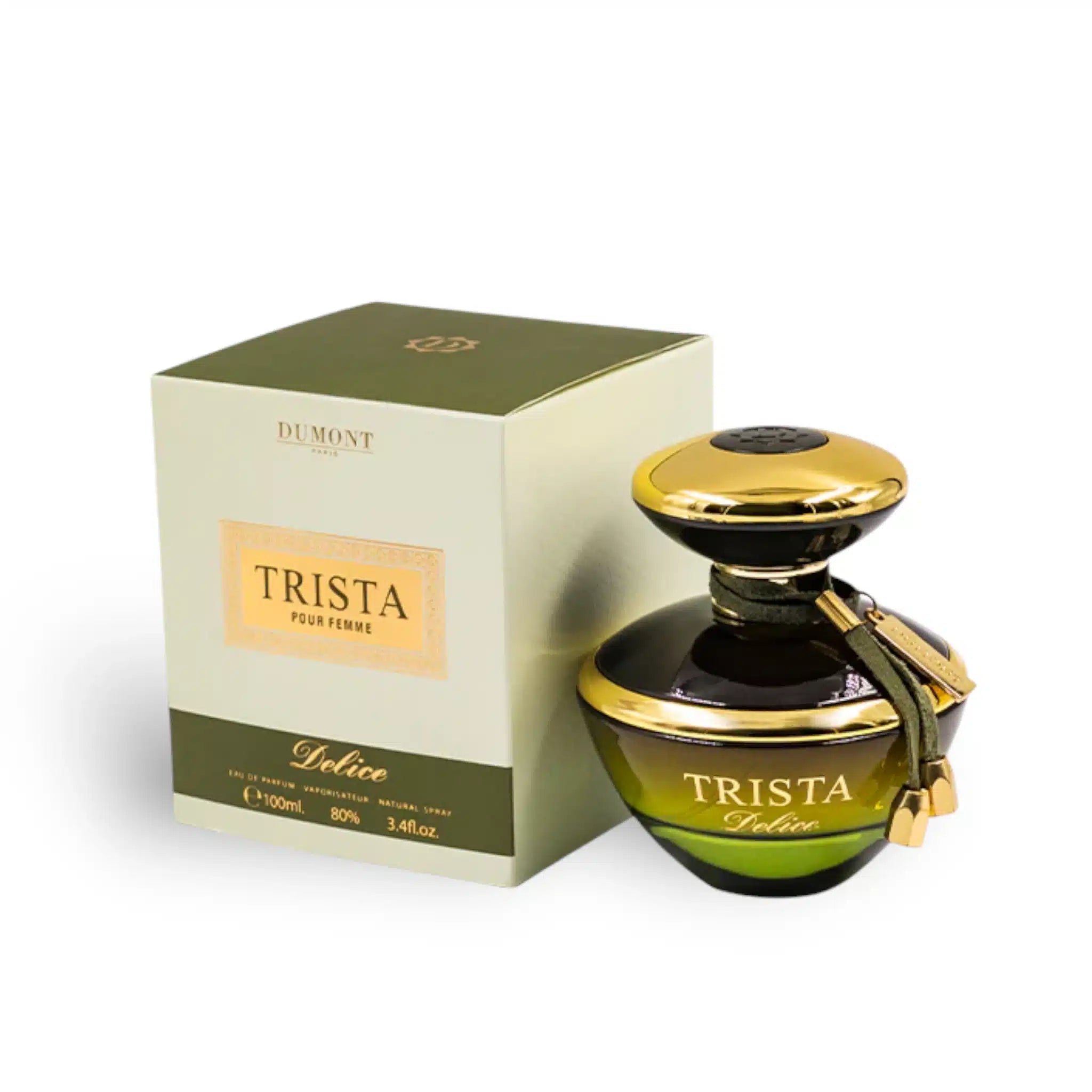 Trista Delice 100ml Eau de Parfum by Dumont Paris bottle and box