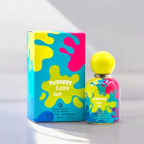 Tubbees Bubble Gum 50ml Eau de Parfum by Grandeur Perfumes fragrance packaging front view