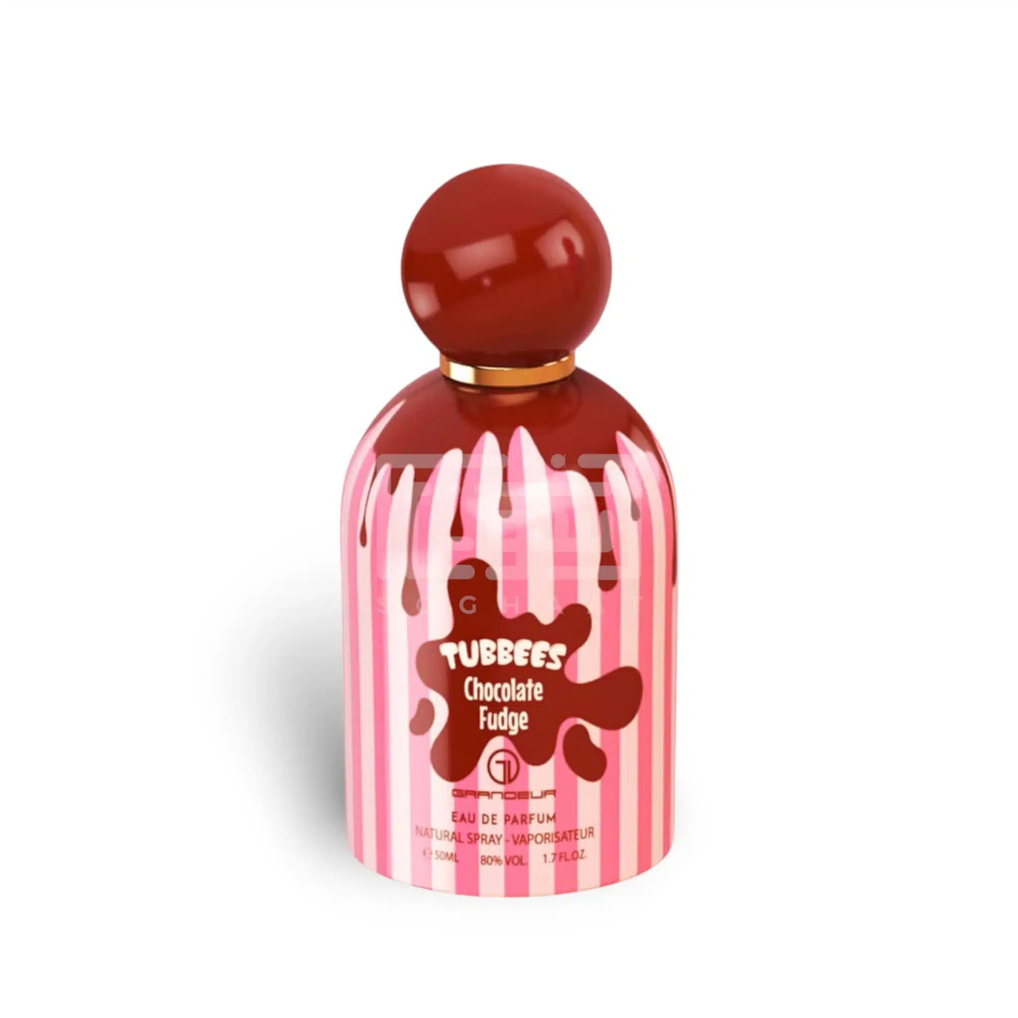 Tubbees Chocolate Fudge 50ml Eau de Parfum by Grandeur Perfumes fragrance packaging front view