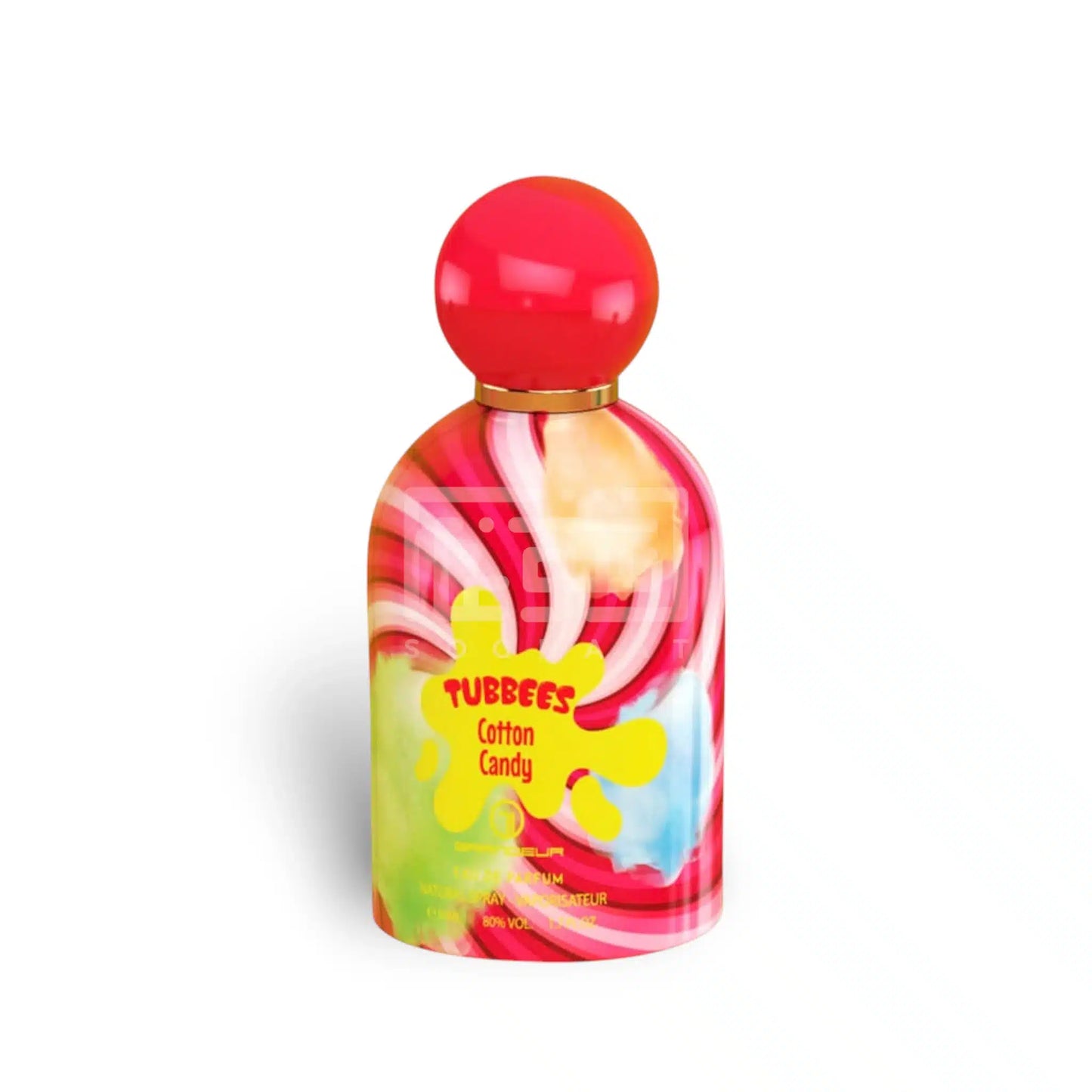 Tubbees Cotton Candy 50ml Eau de Parfum by Grandeur Perfumes fragrance packaging front view