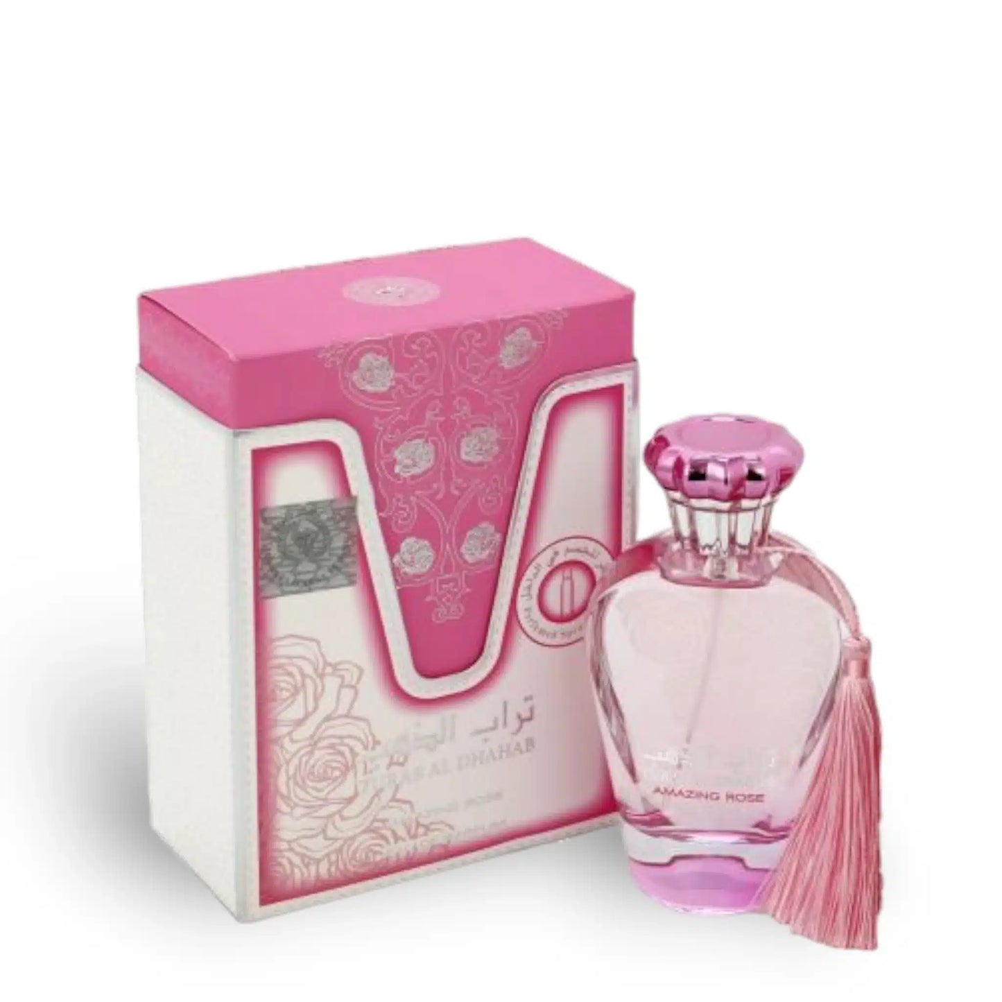 Turab Al Dhahab Amazing Rose 100ml Eau de Parfum by Ard Al Zaafaran bottle and box