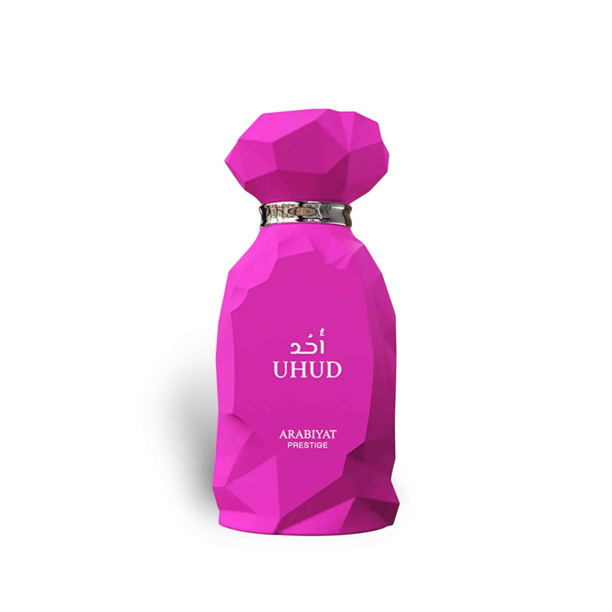 Uhud 100ml Eau de Parfum by Arabiyat Prestige fragrance bottle