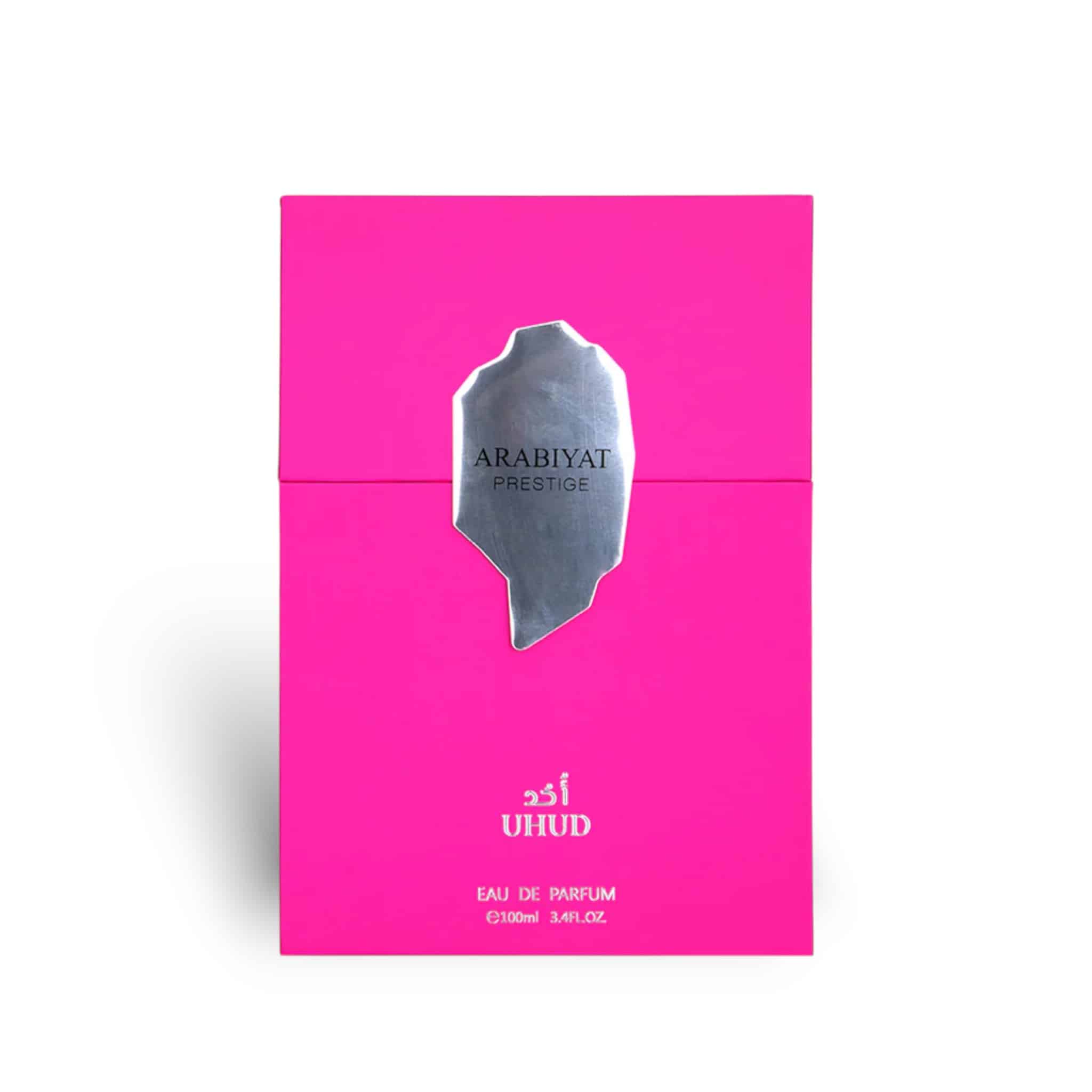 Uhud 100ml Eau de Parfum by Arabiyat Prestige fragrance bottle