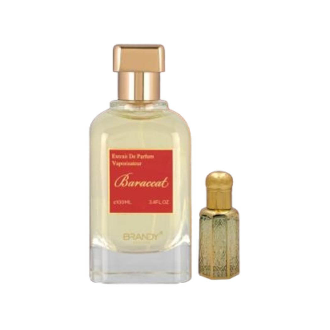 Baraccat & Gift Set by Brandy Designs attar packaging front view