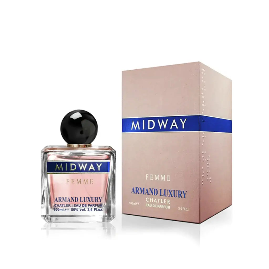 Armand Luxury Midway 100ml Eau de Parfum by Chatler bottle and box