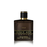 Dolce Men Gold 100ml Eau de Parfum by Chatler fragrance packaging front view