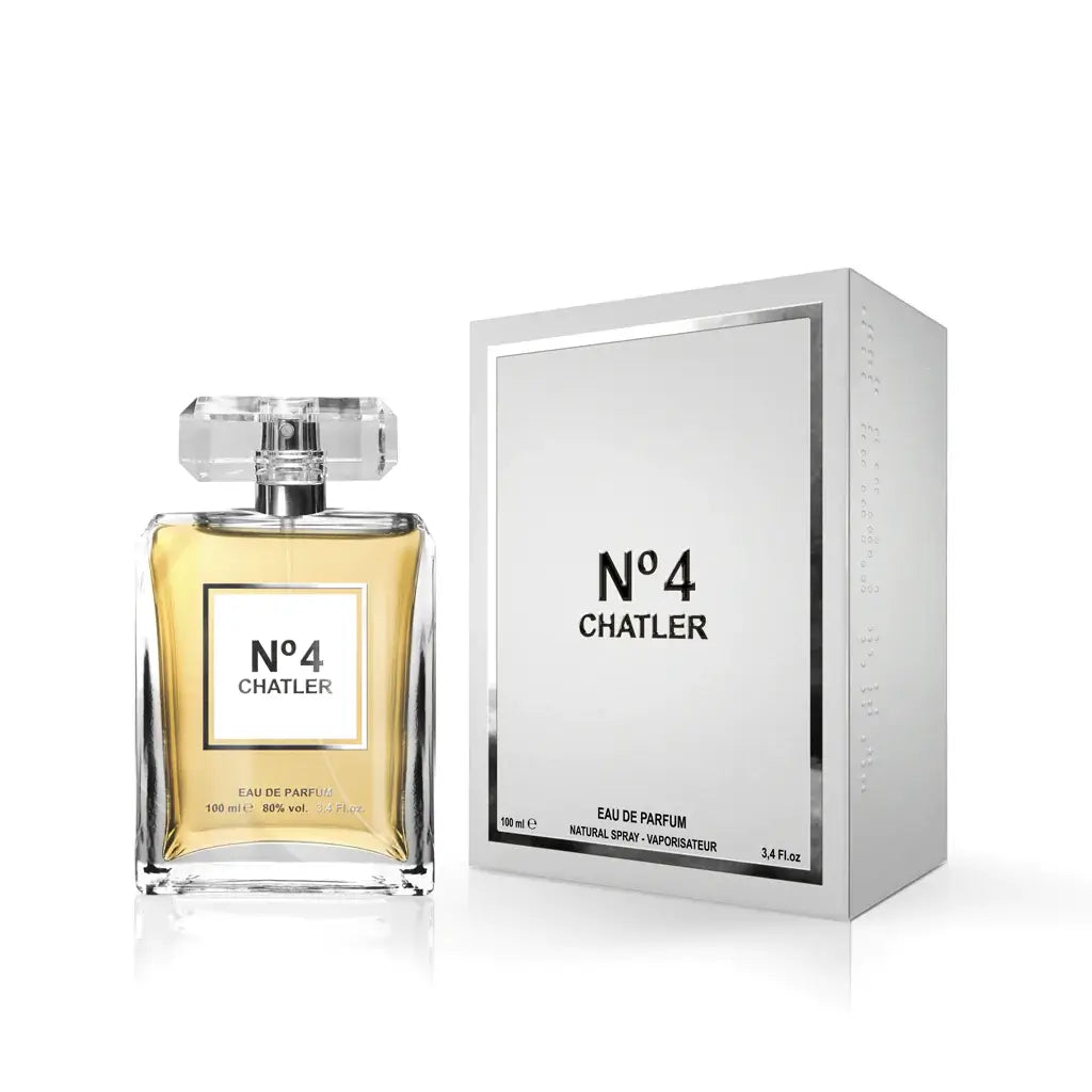 Chatler No. 4 100ml Eau de Parfum by Chatler bottle and box