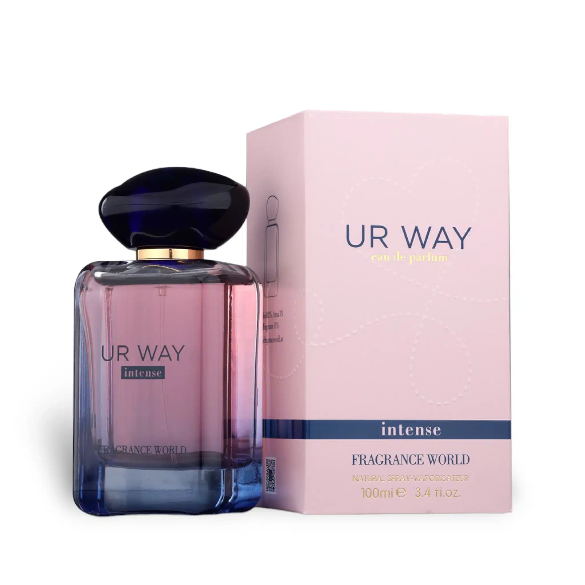 Ur Way Intense 100ml Eau de Parfum by Fragrance World bottle and box