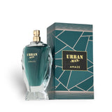 Urban Man Amaze 90ml Eau de Parfum by Fragrance World perfume bottle close up