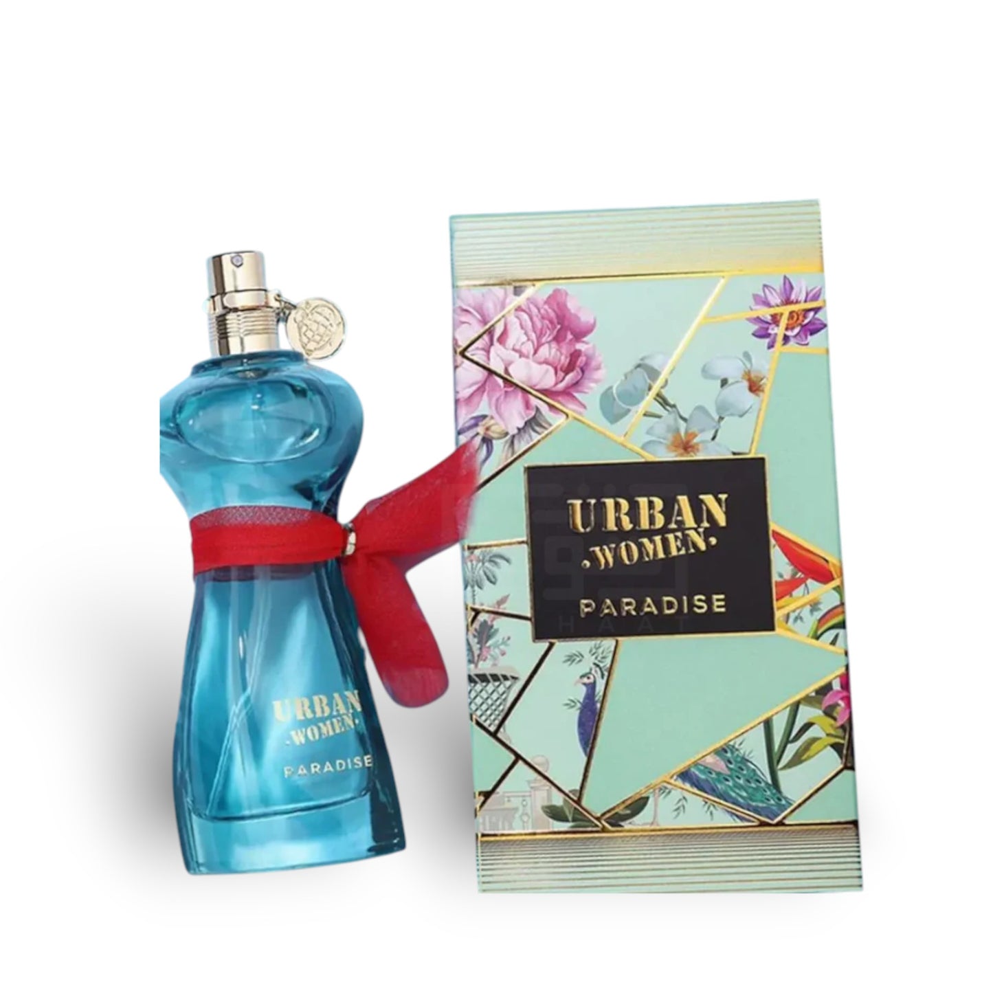 Urban Women Paradise 90ml Eau de Parfum by Fragrance World perfume bottle close up