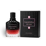 Valentia Rome Intense 100ml Eau de Parfum by Fragrance World bottle and box