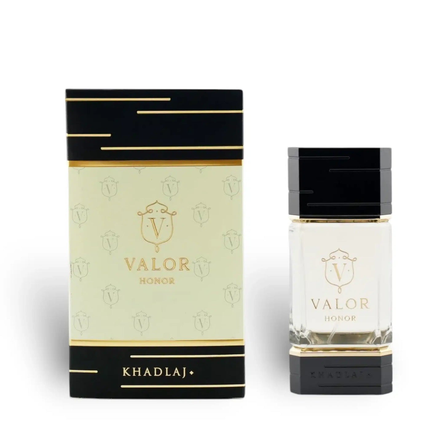 Valor Honor 100ml Eau de Parfum by Khadlaj bottle and box