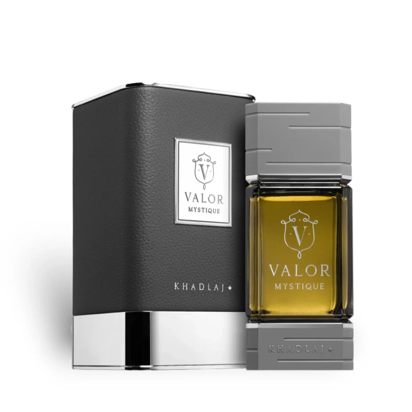 Valor Mystique 100ml Eau de Parfum by Khadlaj bottle and box