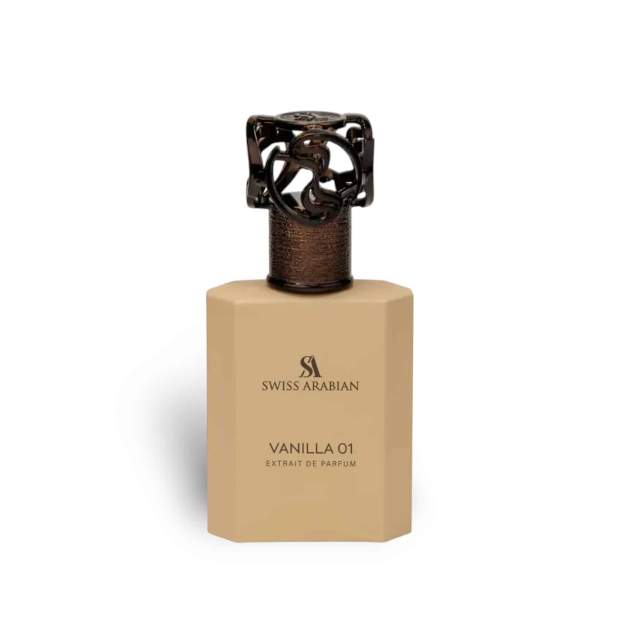 Vanilla 01 50ml Extrait de Parfum by Swiss Arabian fragrance bottle
