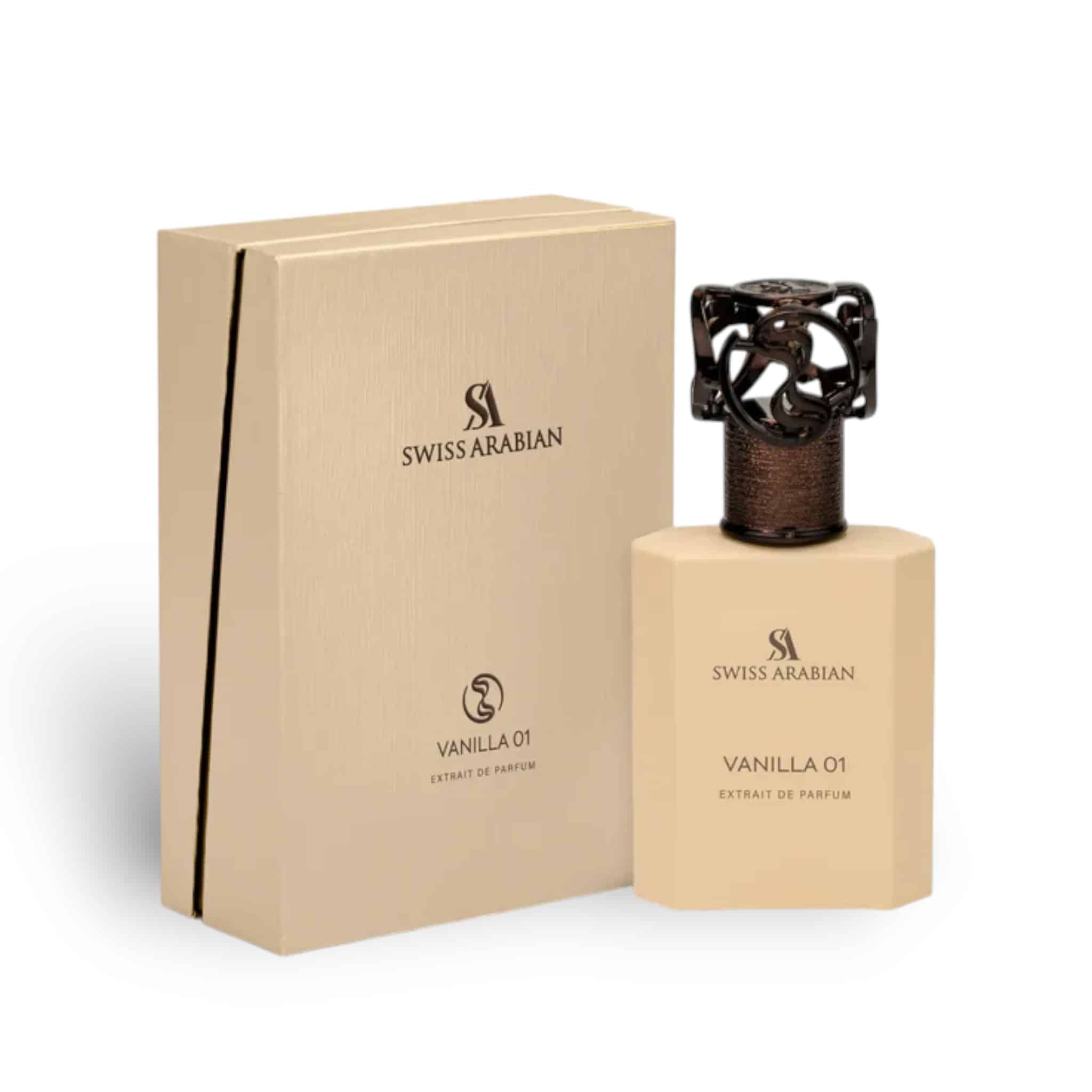 Vanilla 01 50ml Extrait de Parfum by Swiss Arabian fragrance bottle
