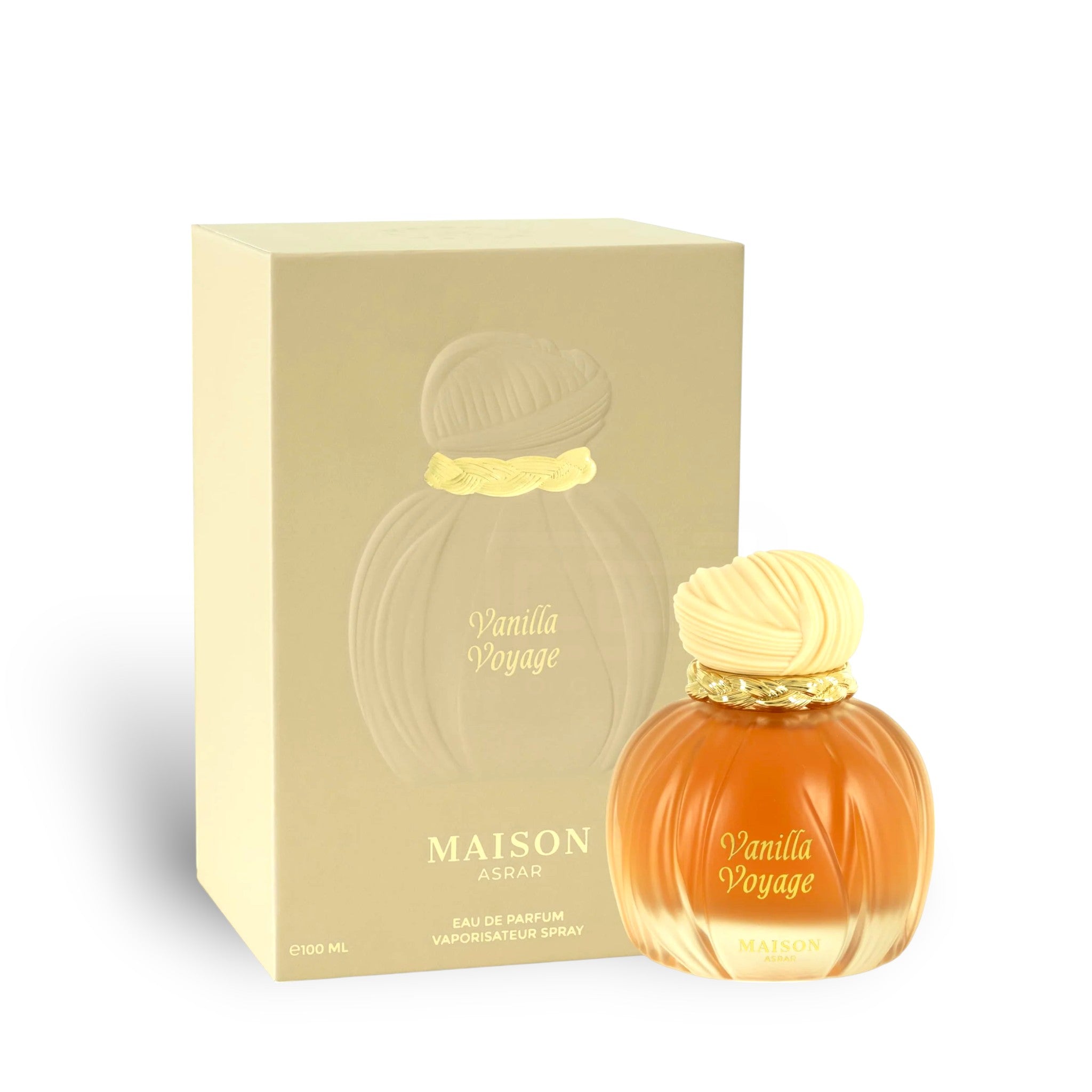 Vanilla Voyage 100ml Eau de Parfum by Gulf Orchid bottle and box