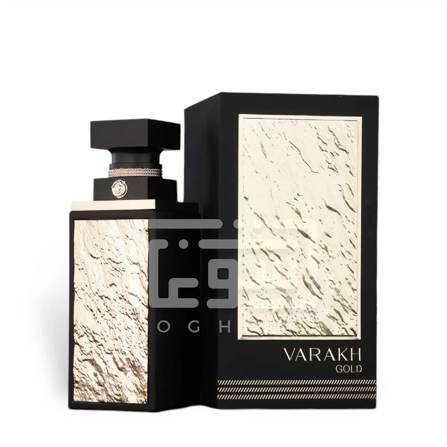 Varakh Gold 100ml Eau de Parfum by Fragrance World bottle and box