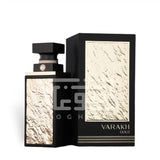 Varakh Gold 100ml Eau de Parfum by Fragrance World bottle and box