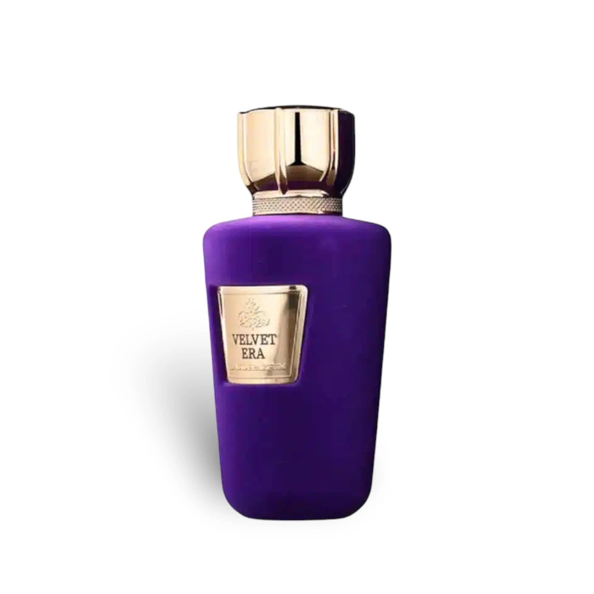 Velvet Era 100ml Eau de Parfum by Fragrance World fragrance packaging front view