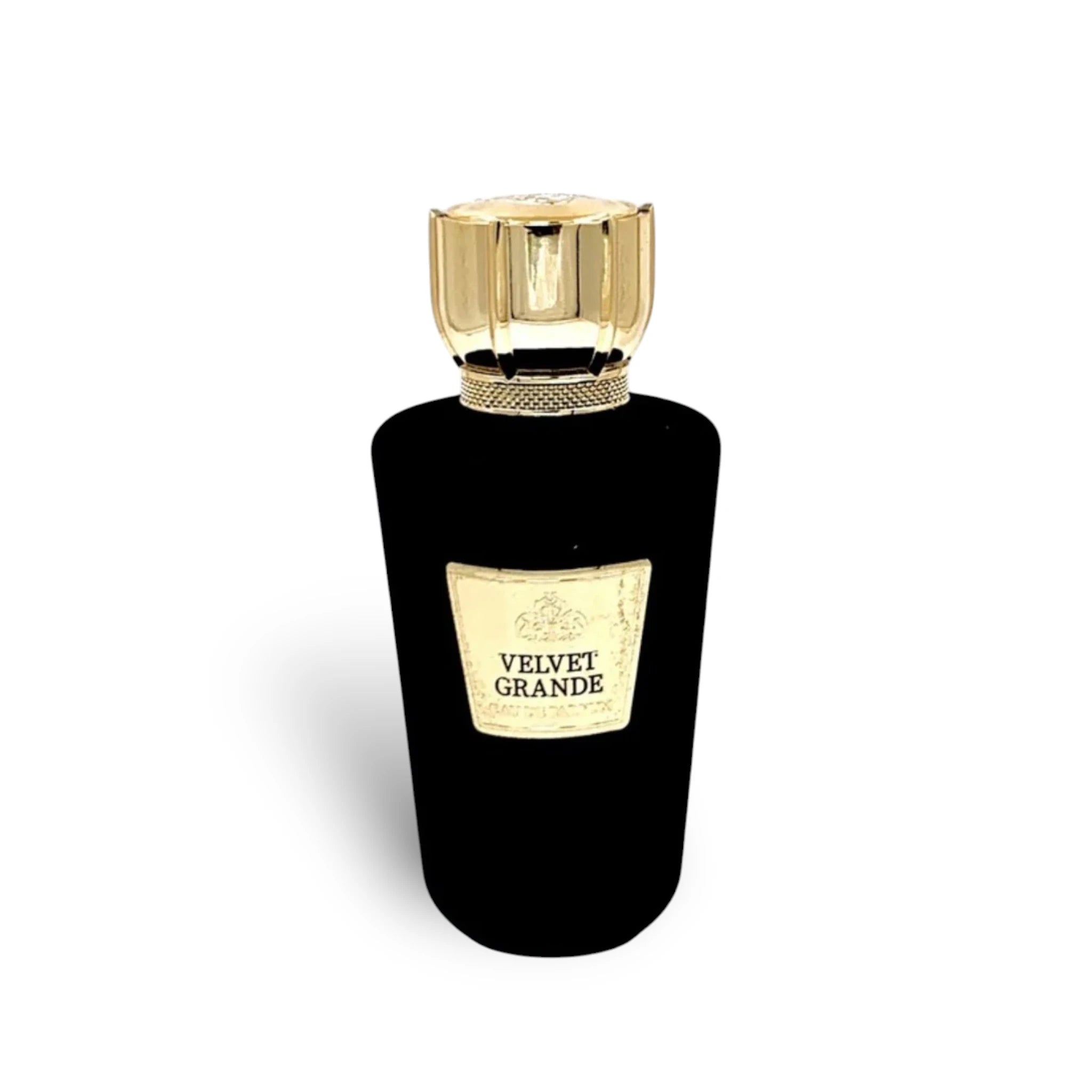 Velvet Grande 100ml Eau de Parfum by Fragrance World fragrance packaging front view