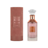 Velvet Rose 100ml Eau de Parfum by Lattafa bottle and box